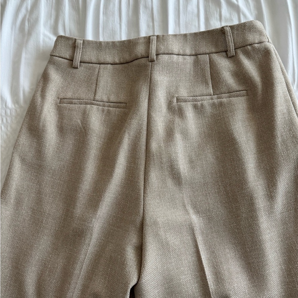 House of Harlow 1960 Taupe Wide-Leg Trousers - Picture 7 of 8